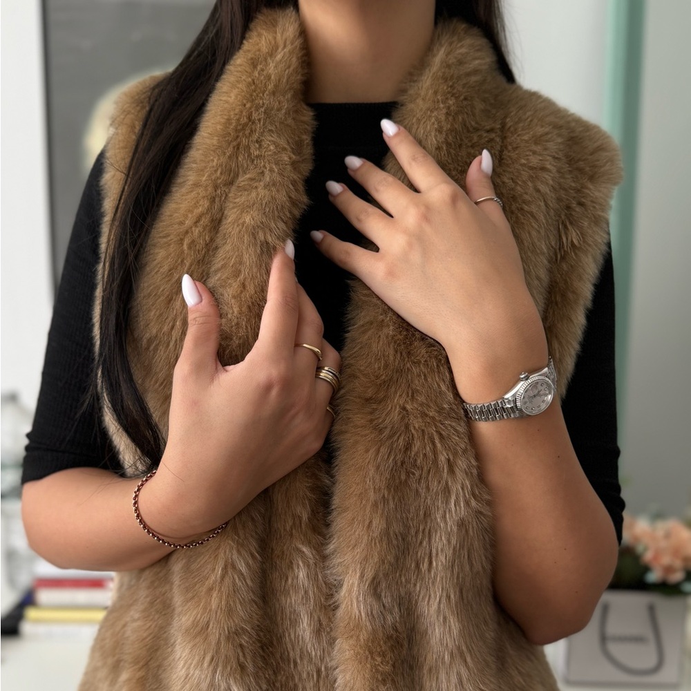 BANANA REPUBLIC FAUX FUR VEST